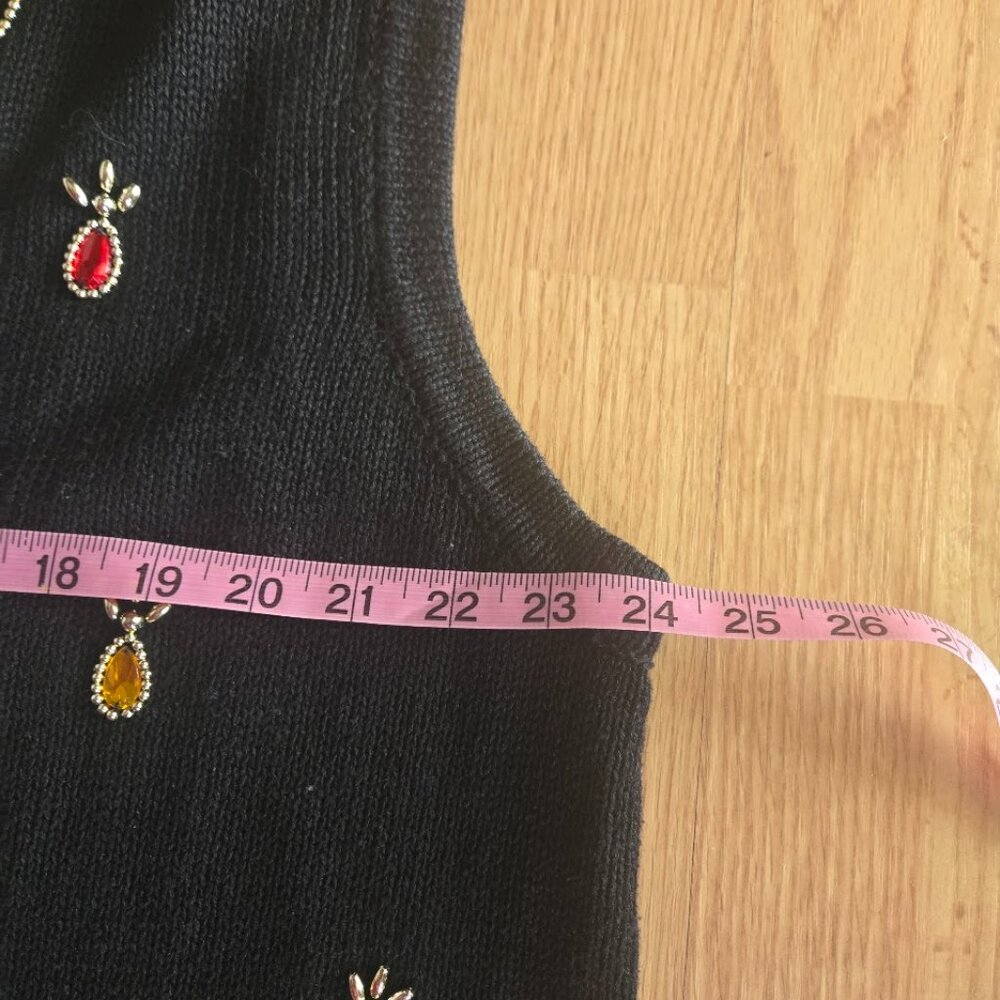 Vintage Victoriaβ Jones Embellished Vest | 2X - Picture 7 of 8